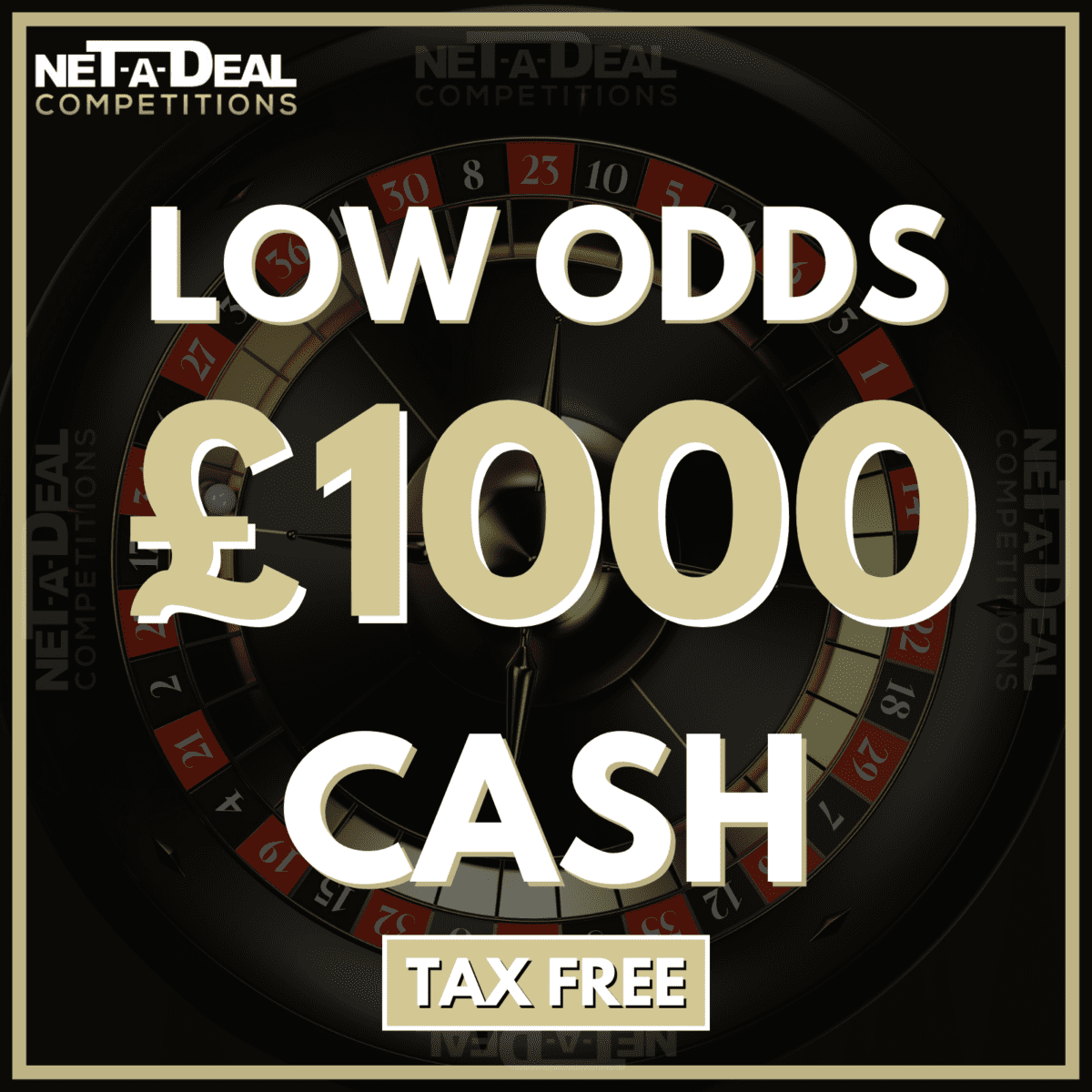 LOW ODDS £1000 CASH