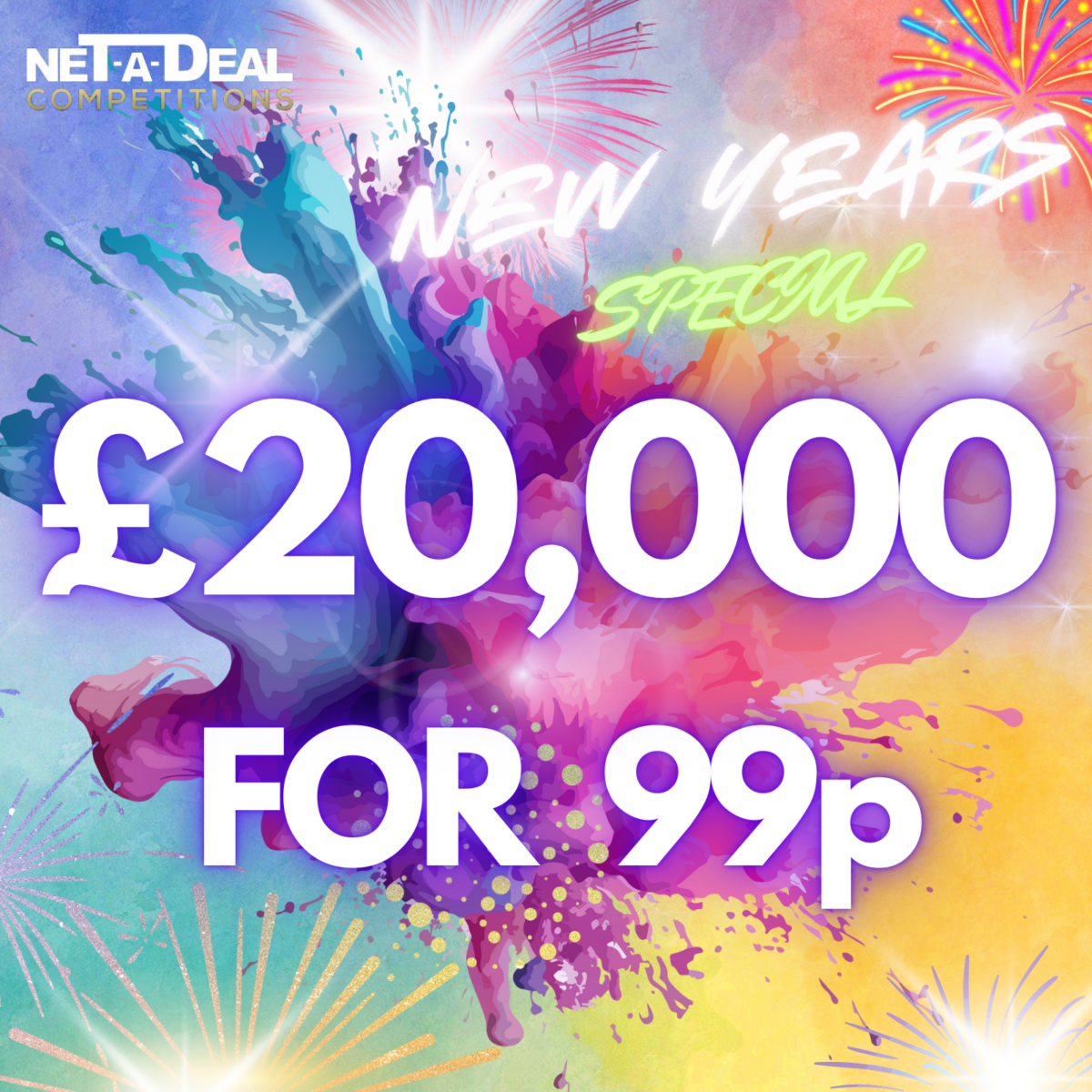 £20,000 for 99p New Years Draw
