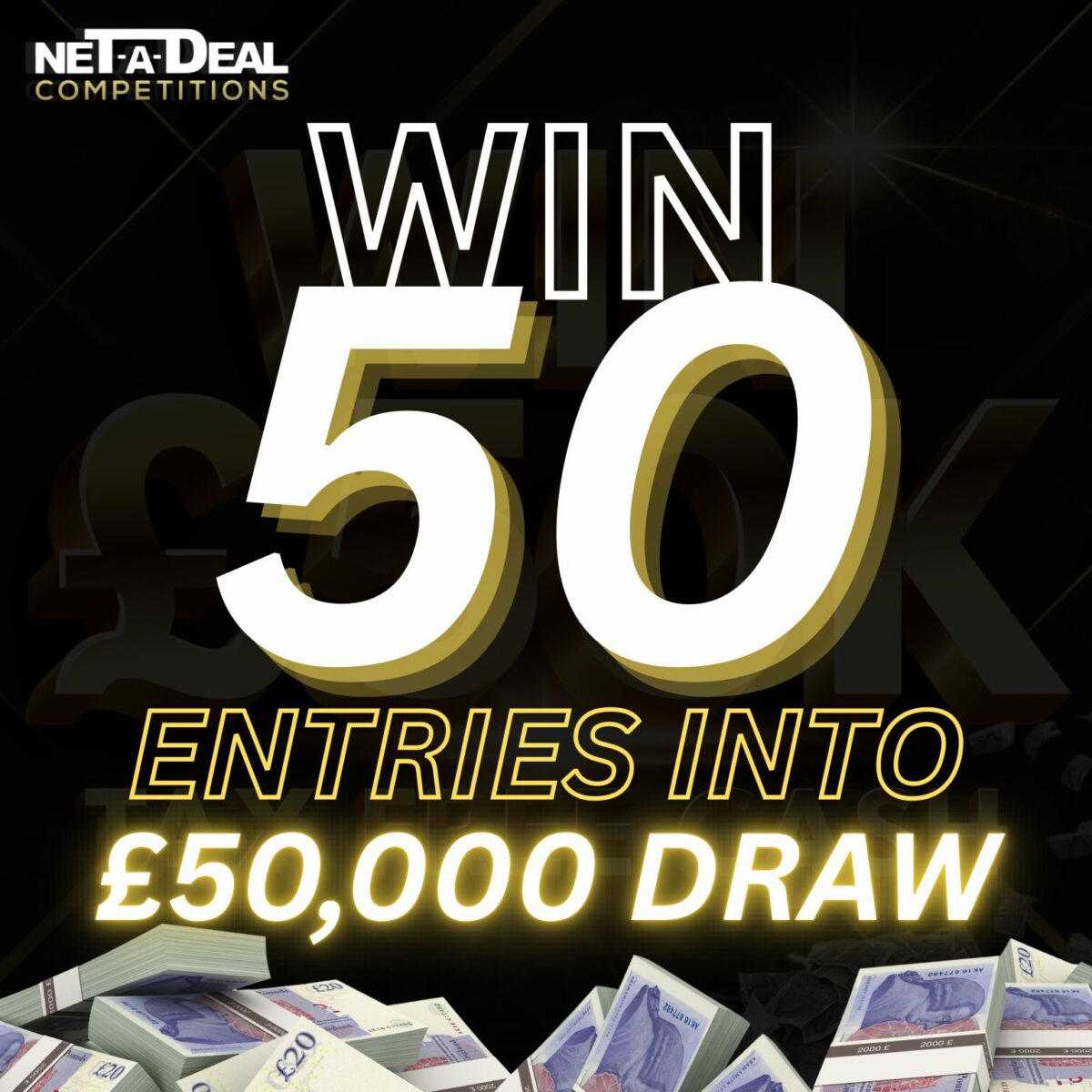 50 Entries into £50,000 draw (Auto Draw) June #2
