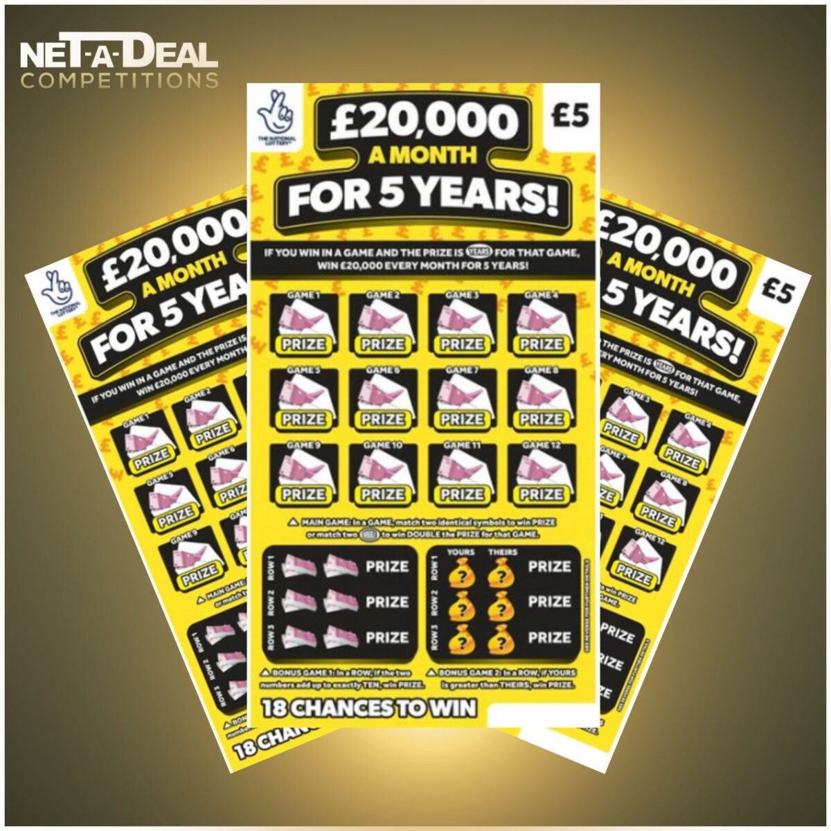 Win a pack of scratch cards in our UK & ROI competition