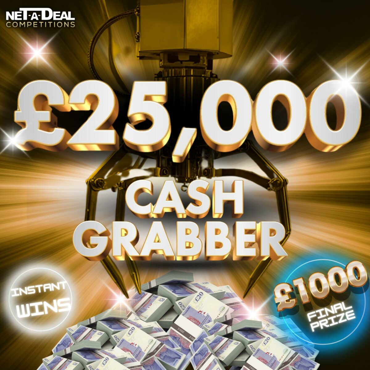 £25,000 CASH GRABBER Aug (AUTO DRAW)