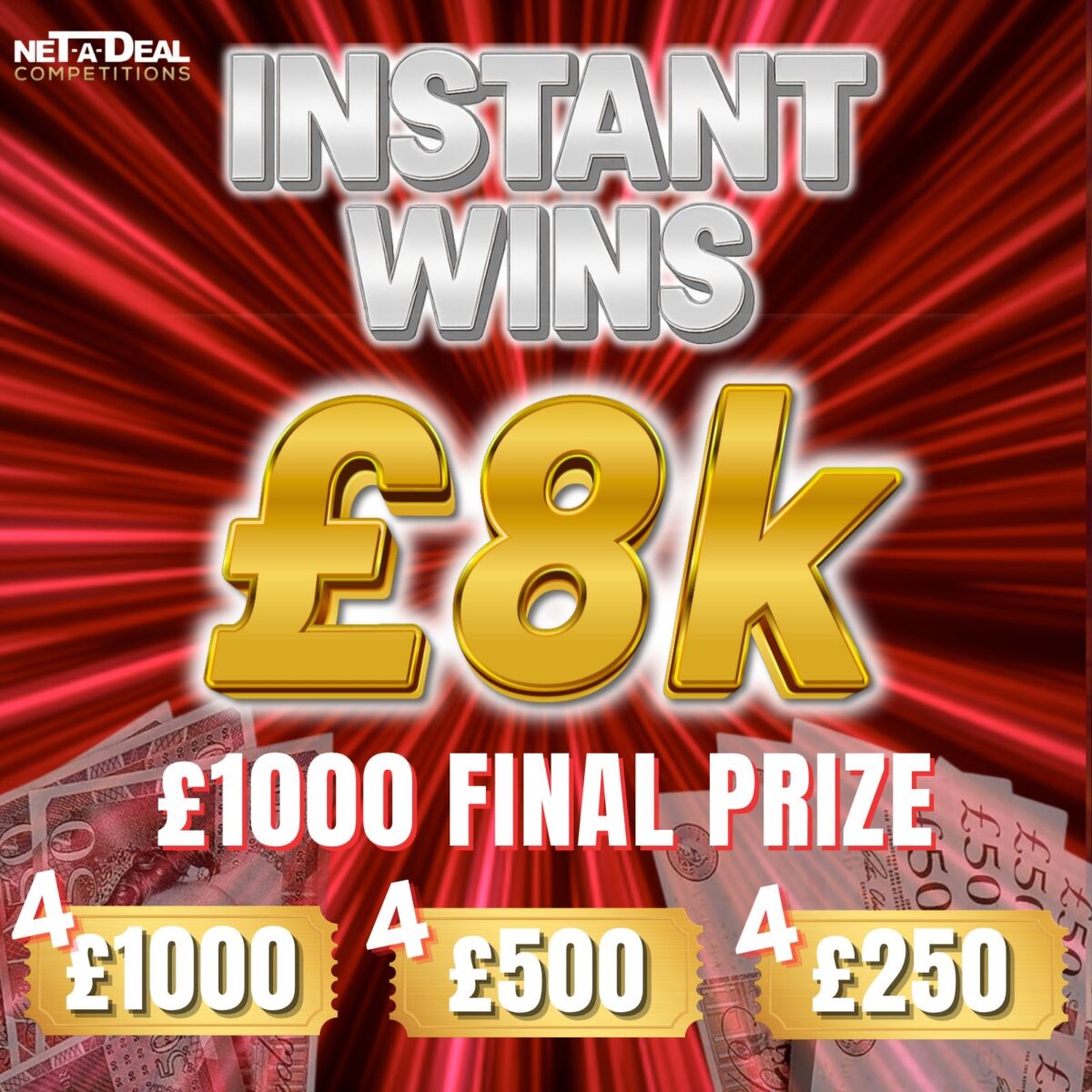 £8K INSTANT WINS (Auto Draw)