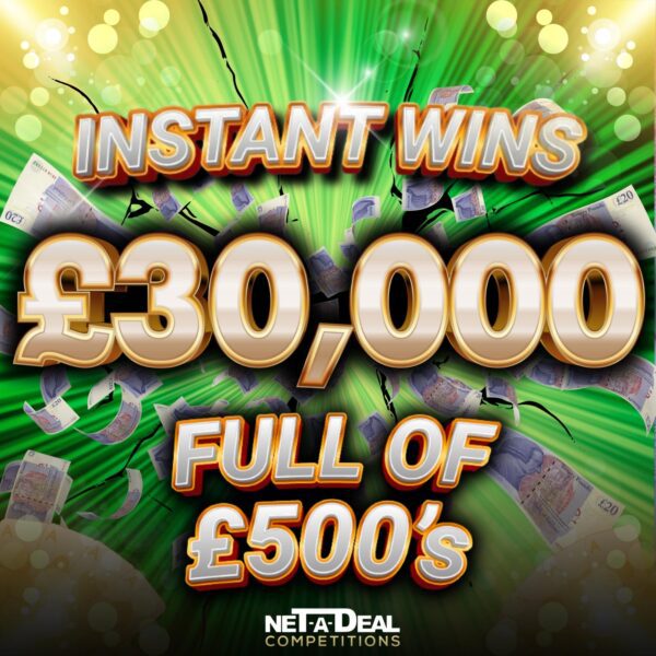 Win £30000 cash UK & ROI competition