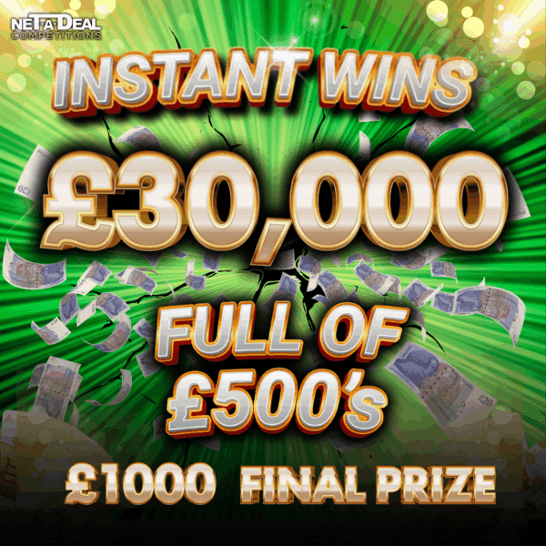Win £30000 cash UK & ROI competition