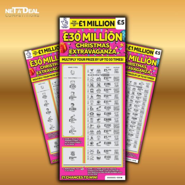 Win a Pack of 60 £5 scratch cards in our UK & ROI competition