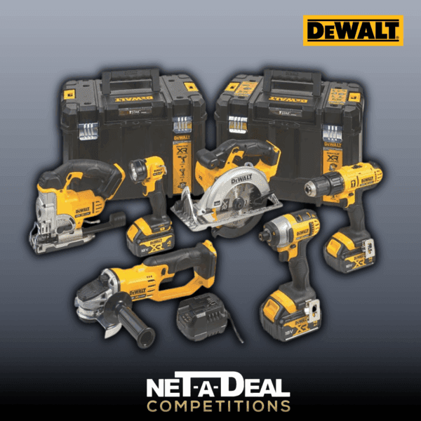 Win the dewalt 6 piece tool set in our UK & ROI competition