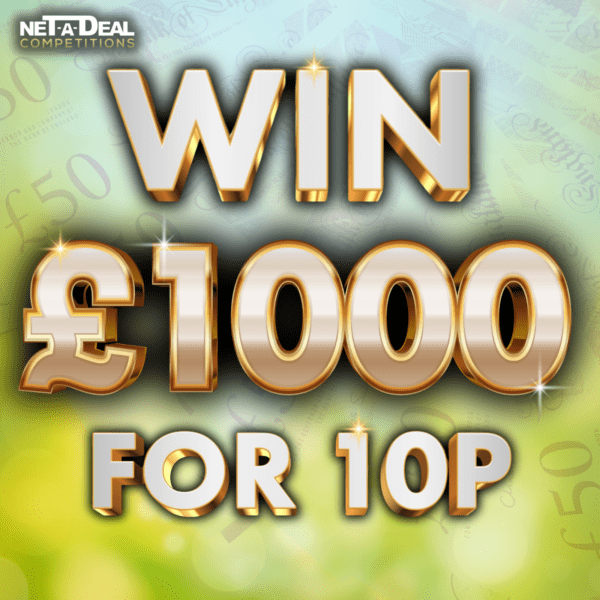 Win £1000 cash in our UK & ROI competition