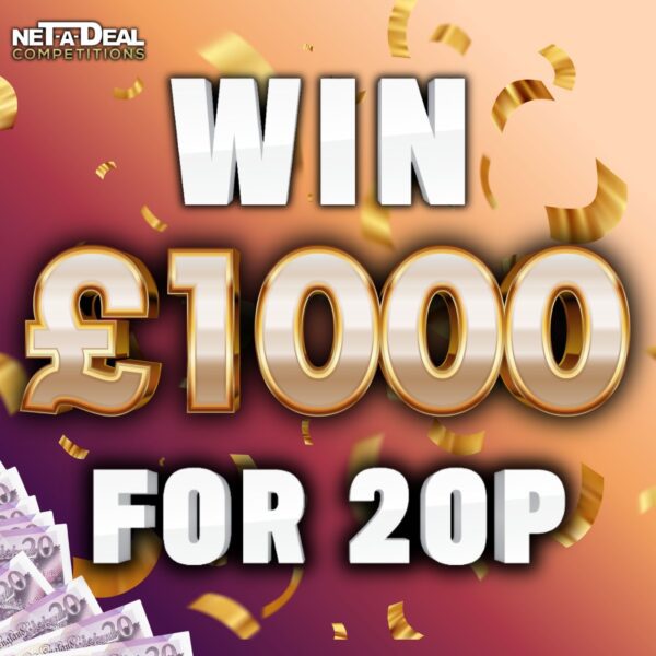 Win £1000 cash in our UK & ROI competition