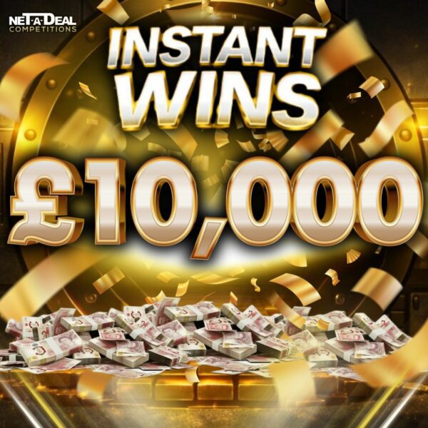 Win on our £10,000 Instant wins cash competition UK & ROI
