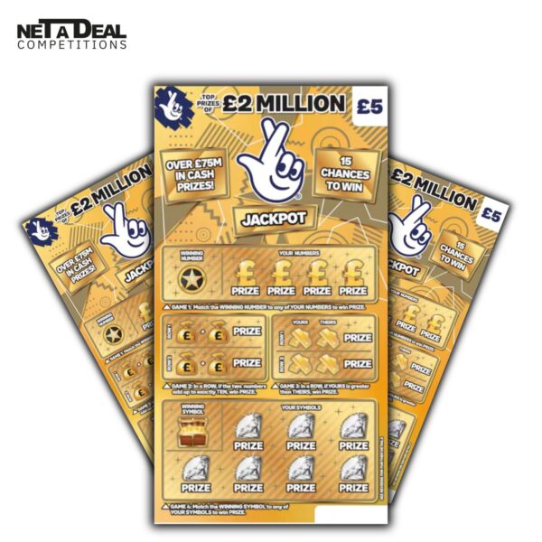 Win a pack of 60 £5 scratch cards in our UK & ROI competition