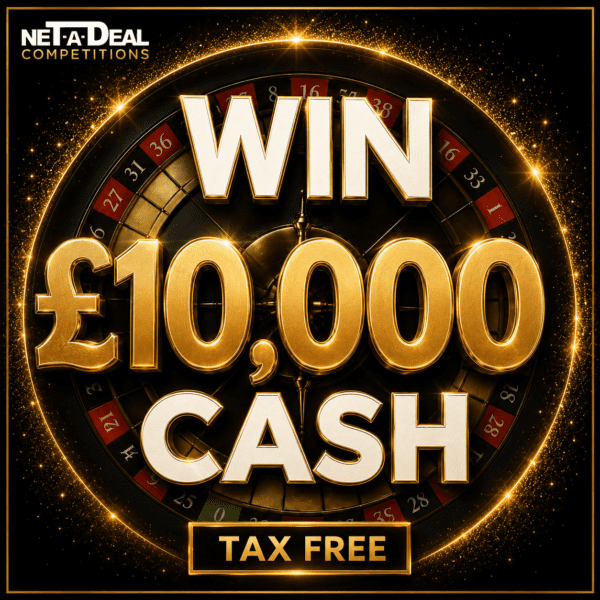 Win £10,000 cash Every Friday in our UK & ROI competition