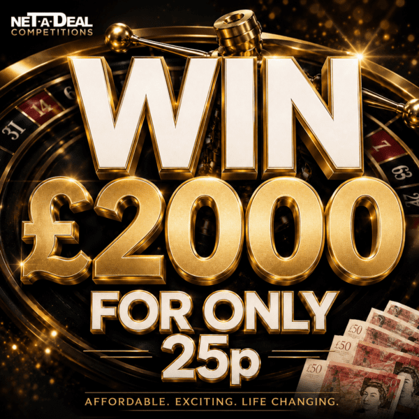 Win £2000 cash in our UK & ROI competition