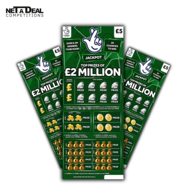 Win a pack of 60 £5 scratch cards in our UK & ROI competition