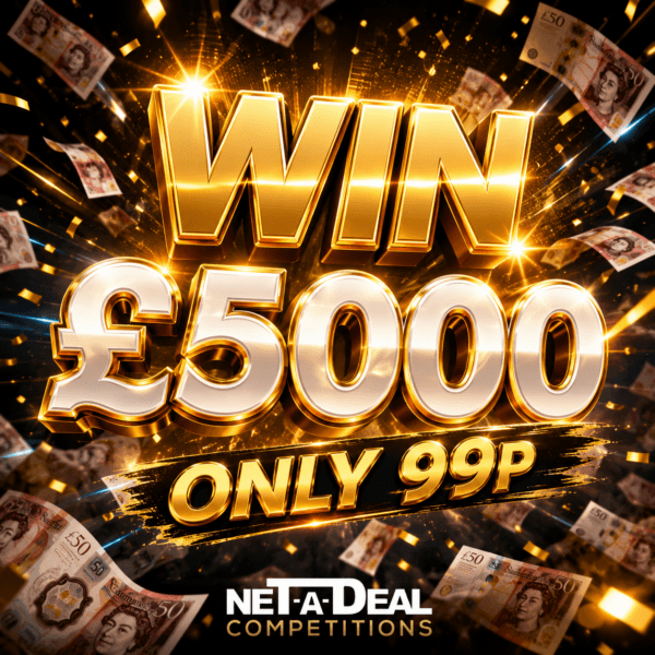 Win £5000 cash in our UK & ROI competition