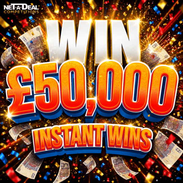 £50,000 instant win | Every ticket wins | UK & ROI competition