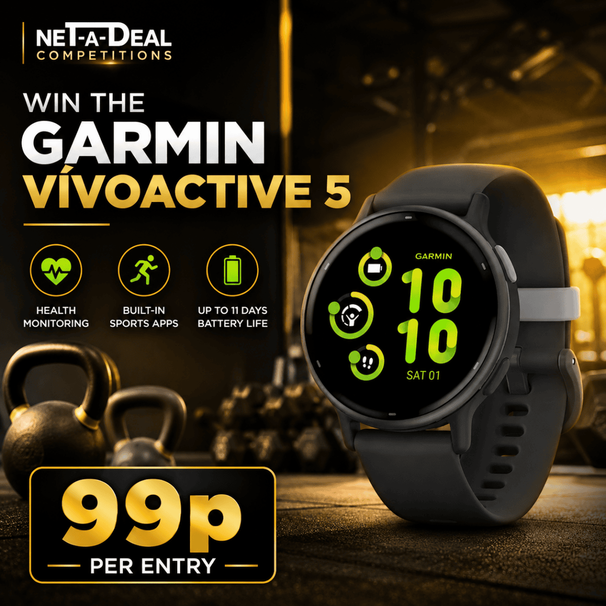 GARMIN VivoActive 5 Smart Watch